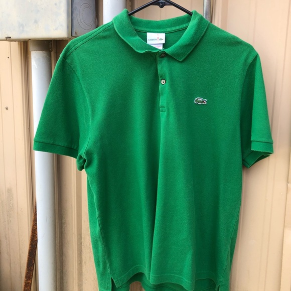 Green Lacoste Polo - Picture 2 of 3